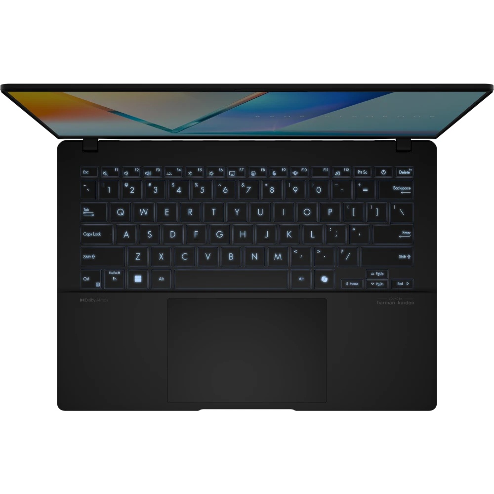 Ноутбук ASUS S5406SA-QD202 черный 14"(1920x1200 OLED 16:10)/Intel Core Ultra 5 226V(2.1Ghz)/16384Mb/