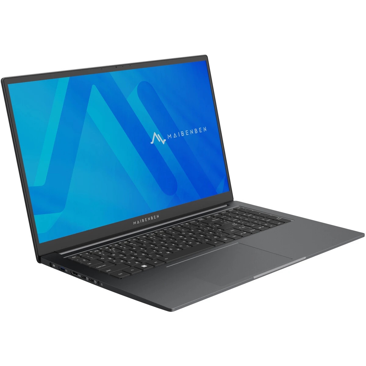 Ноутбук Maibenben P17A-R787UM 17.3" FHD IPS, AMD R7-8745HS, 16Gb, 512Gb SSD, Win11 Home, серый