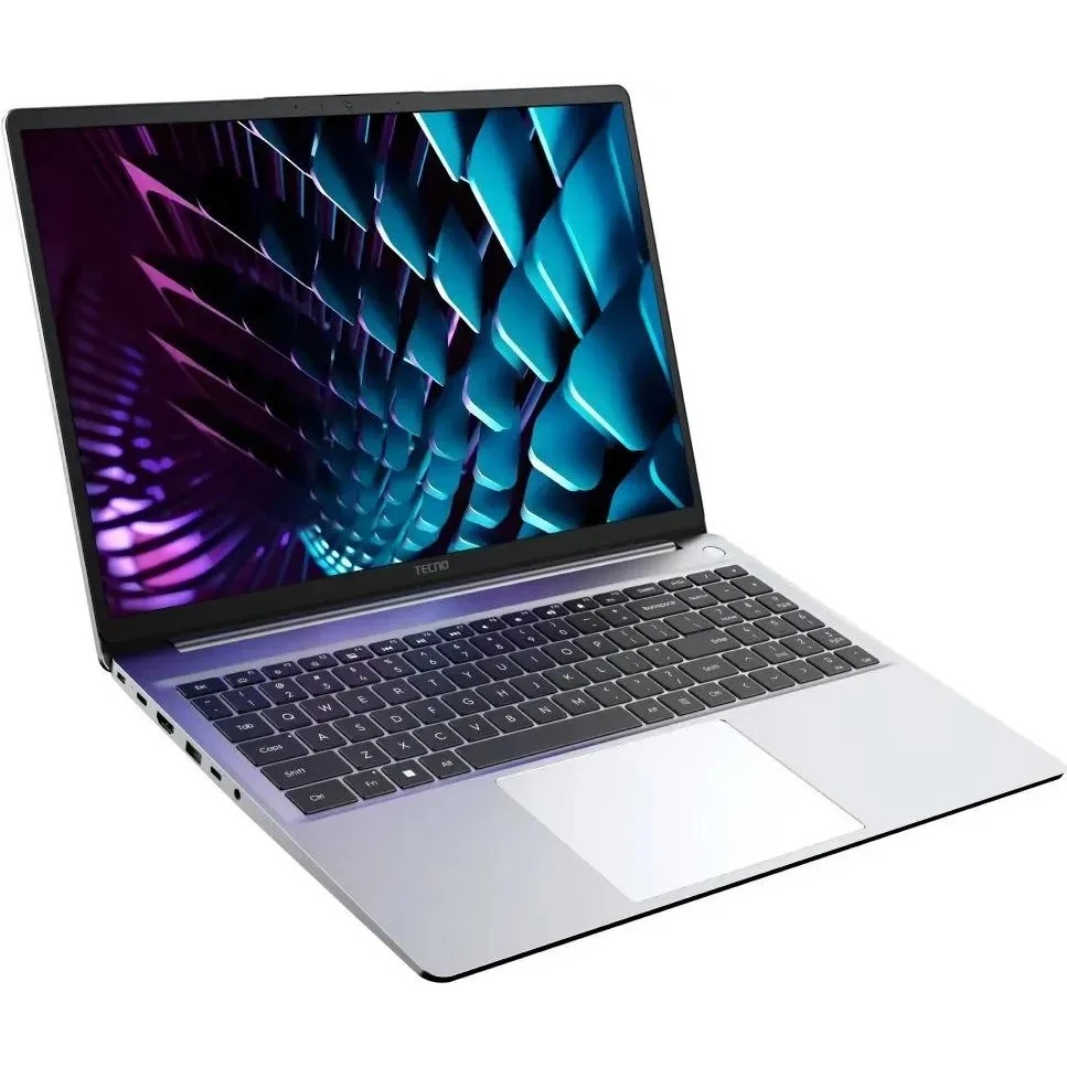 Ноутбук Tecno MegaBook K16SDA серебристый Ryzen 5 7430U 16Gb SSD1Tb AMD Radeon Graphics 16" IPS WUXG