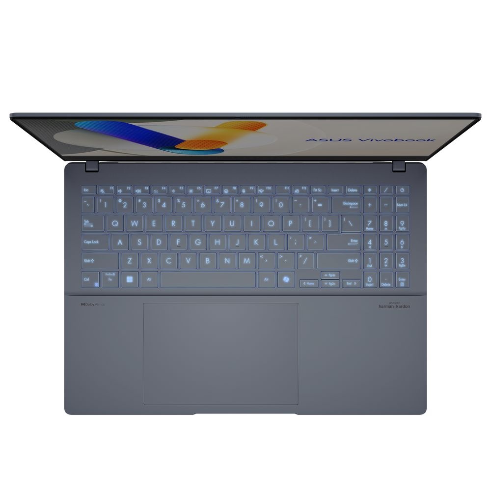 Ноутбук ASUS Vivobook 15 X1504VA-BQ1076 Core Ultra 5 125H/16Gb/SSD512Gb/15.6";/OLED/3K/Win11H/blue (