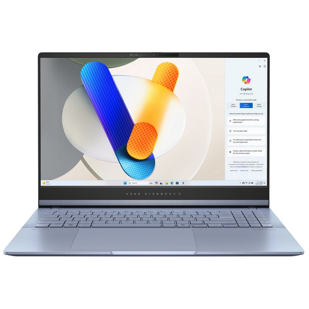 Ноутбук ASUS Vivobook 15 X1504VA-BQ1076 Core Ultra 5 125H/16Gb/SSD512Gb/15.6";/OLED/3K/Win11H/blue (