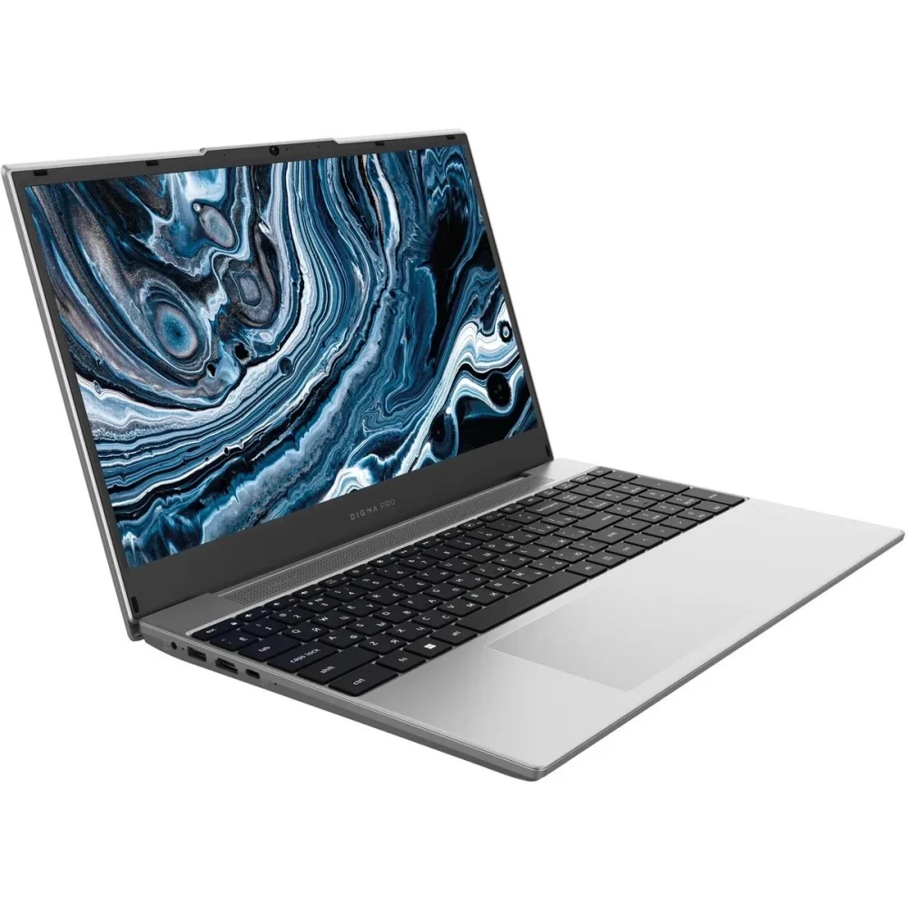 Ноутбук Digma Pro Breve серебристый DN15R5-ADXW09 Ryzen 5 7430U 16Gb SSD512Gb AMD Radeon 15.6" IPS F