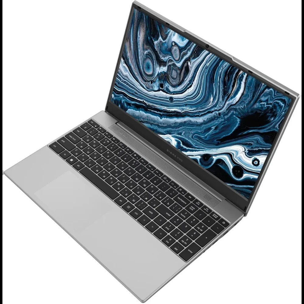 Ноутбук Digma Pro Breve серебристый DN15R5-ADXW09 Ryzen 5 7430U 16Gb SSD512Gb AMD Radeon 15.6" IPS F