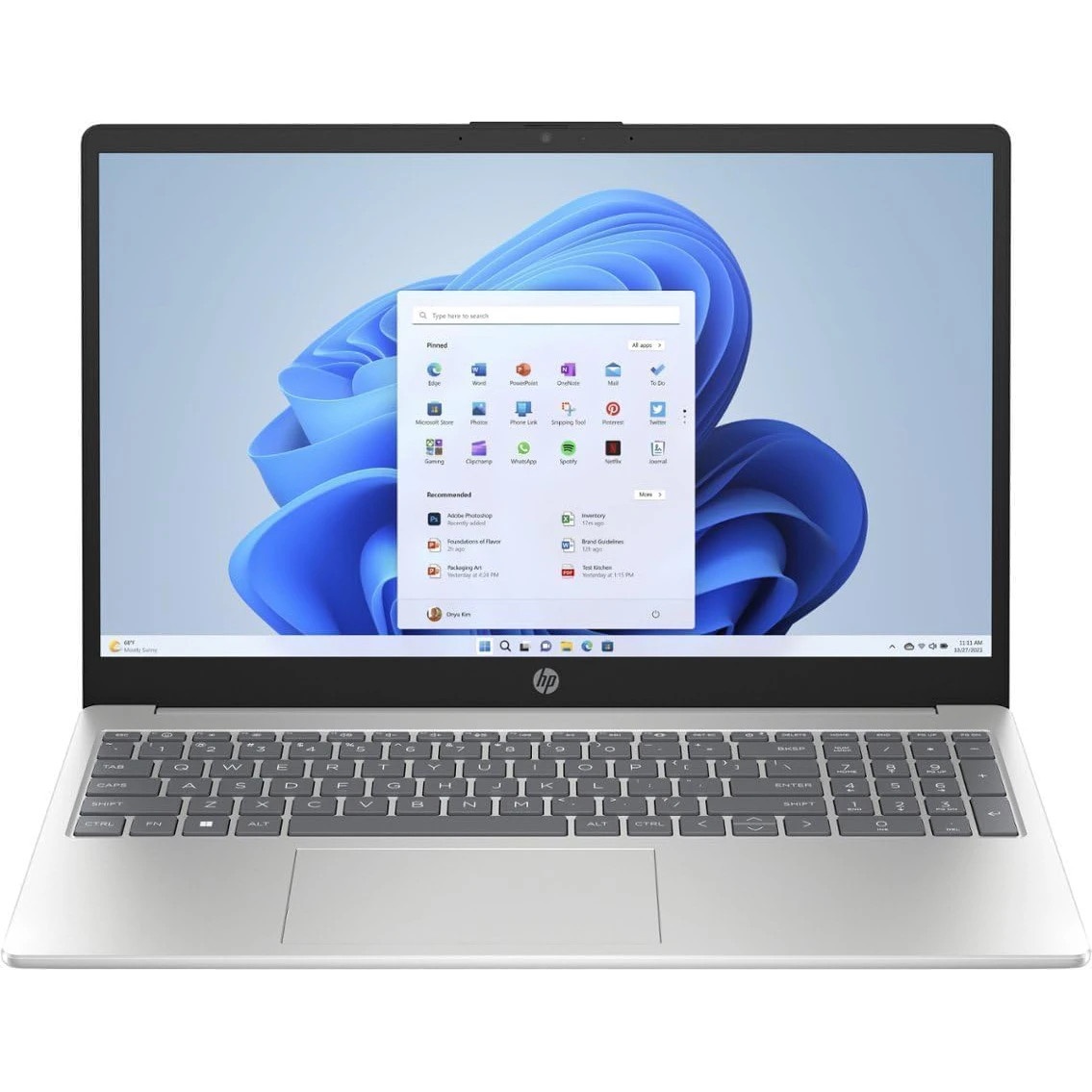 Ноутбук HP 15-fc0165nia Ryzen 3 7320U 8Gb SSD512Gb AMD Radeon Graphics 610M 15.6" IPS FHD (1920x1080