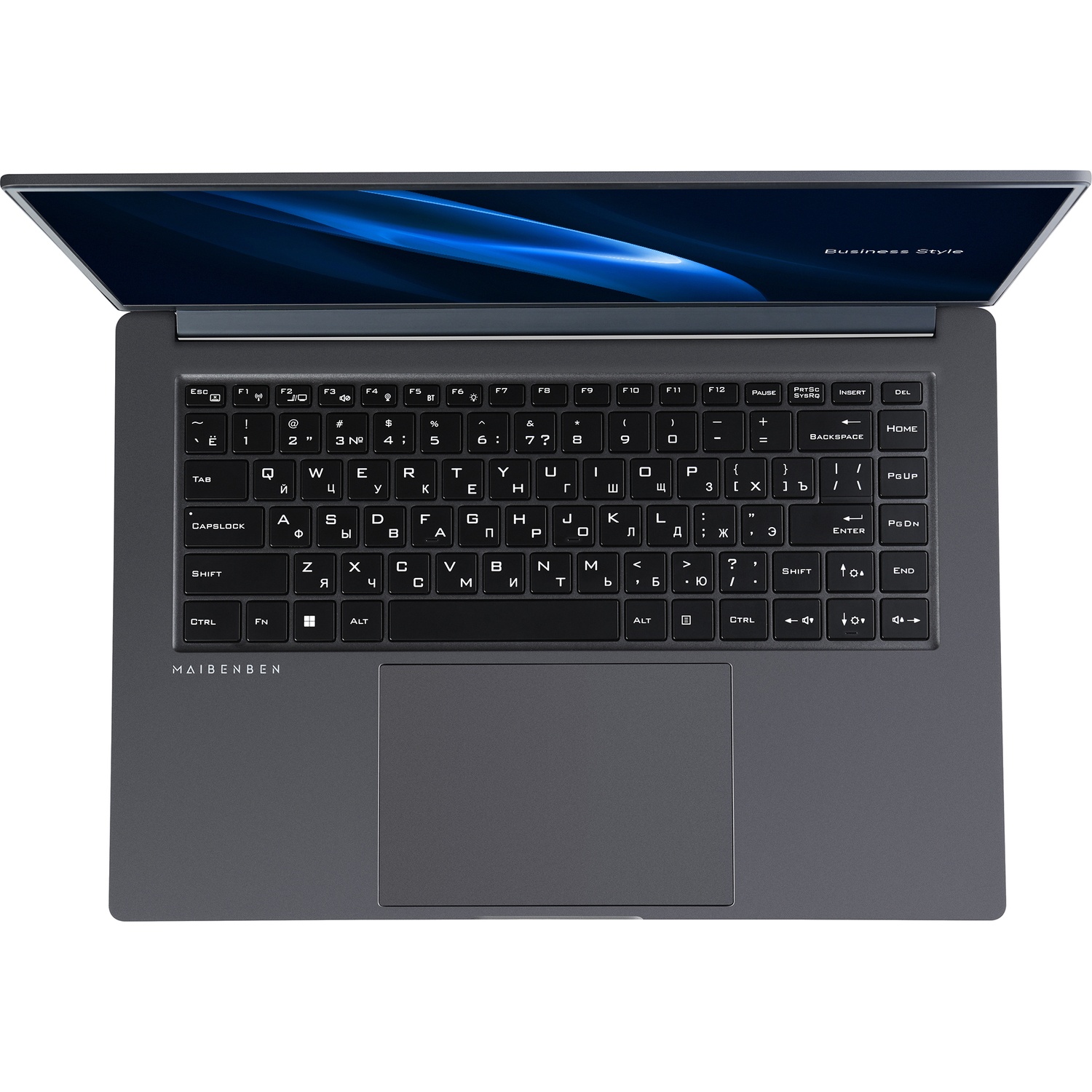 Ноутбук Maibenben B516A 16"(2560x1600 (матовый) IPS)/Intel Core i5 12450H(2Ghz)/16384Mb/512PCISSDGb/