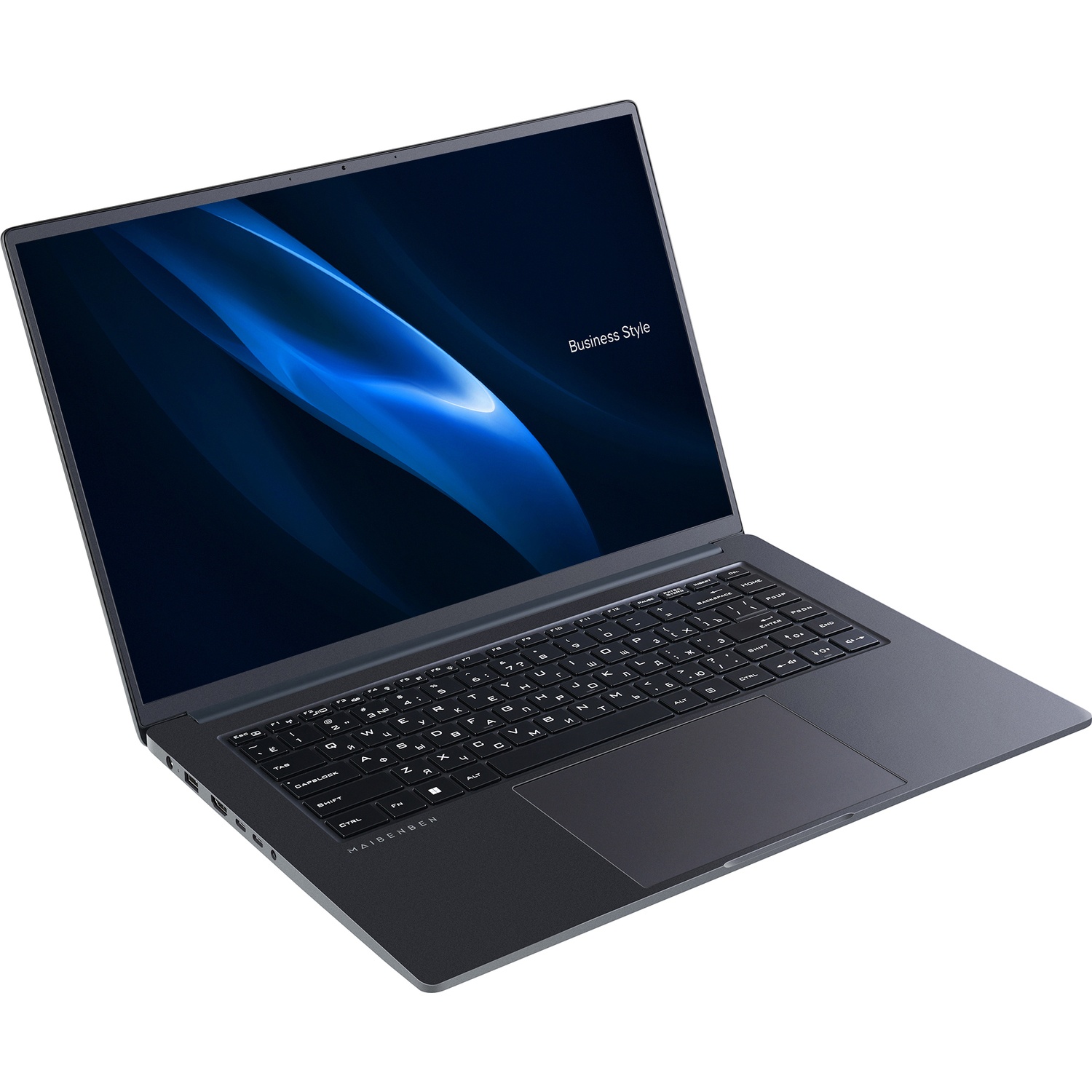 Ноутбук Maibenben B516A 16"(2560x1600 (матовый) IPS)/Intel Core i5 12450H(2Ghz)/16384Mb/512PCISSDGb/