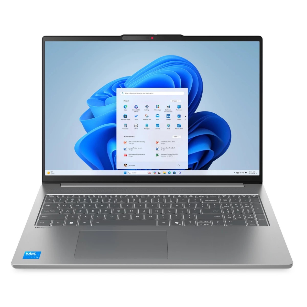 Ноутбук/ Lenovo IdeaPad Slim 5 16IRH10R 16"(2880x1800 OLED)/Intel Core i7 240H(2.5Ghz)/32768Mb/1024P