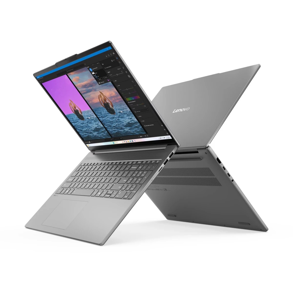Ноутбук/ Lenovo IdeaPad Slim 5 16AHP10 16"(2880x1800 OLED)/AMD Ryzen 7 8845HS(3.8Ghz)/16384Mb/512PCI