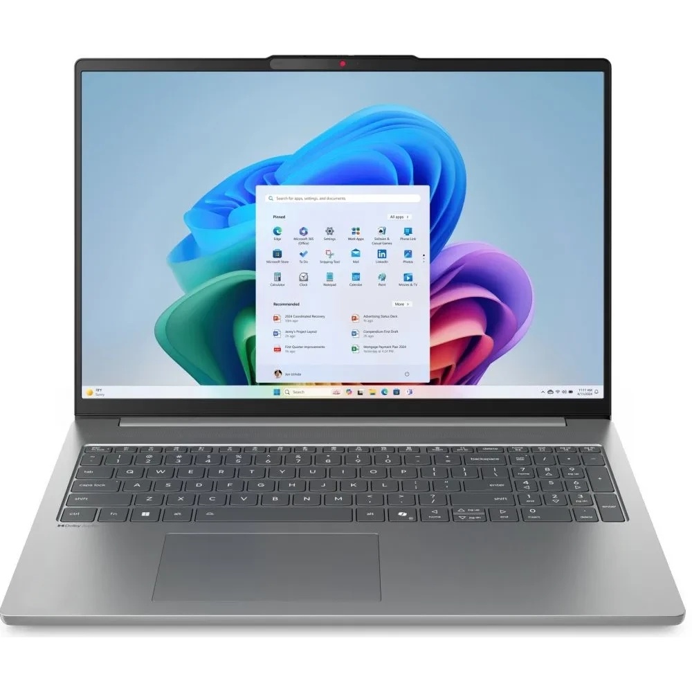 Ноутбук/ Lenovo IdeaPad Slim 5 16AHP10 16"(2880x1800 OLED)/AMD Ryzen 7 8845HS(3.8Ghz)/16384Mb/512PCI