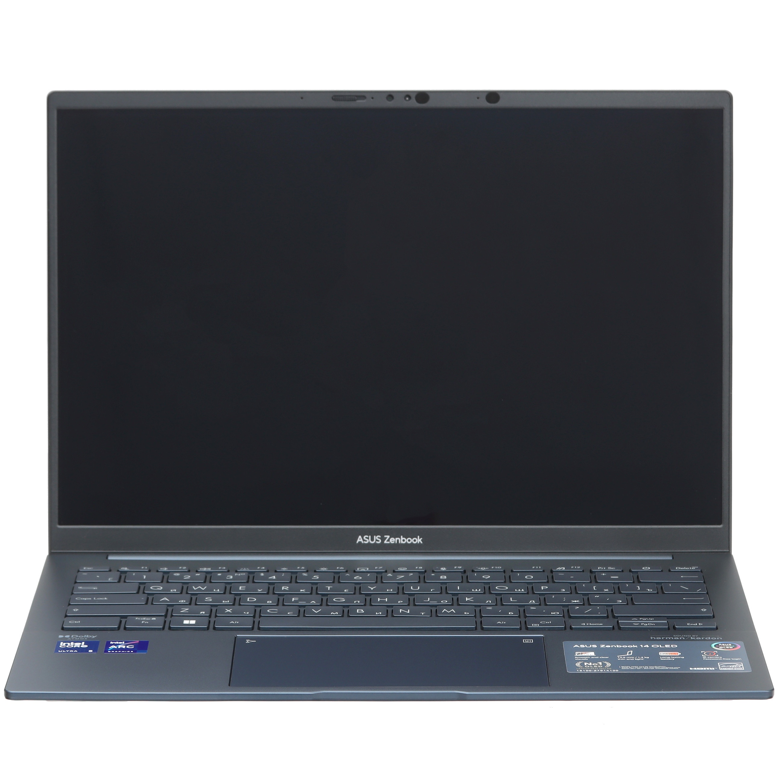 Ноутбук ASUS Zenbook 14 OLED UX3405MA-QD687 Intel Core Ultra 5 125H 3600MHz/14"/1920x1200/16GB/512GB