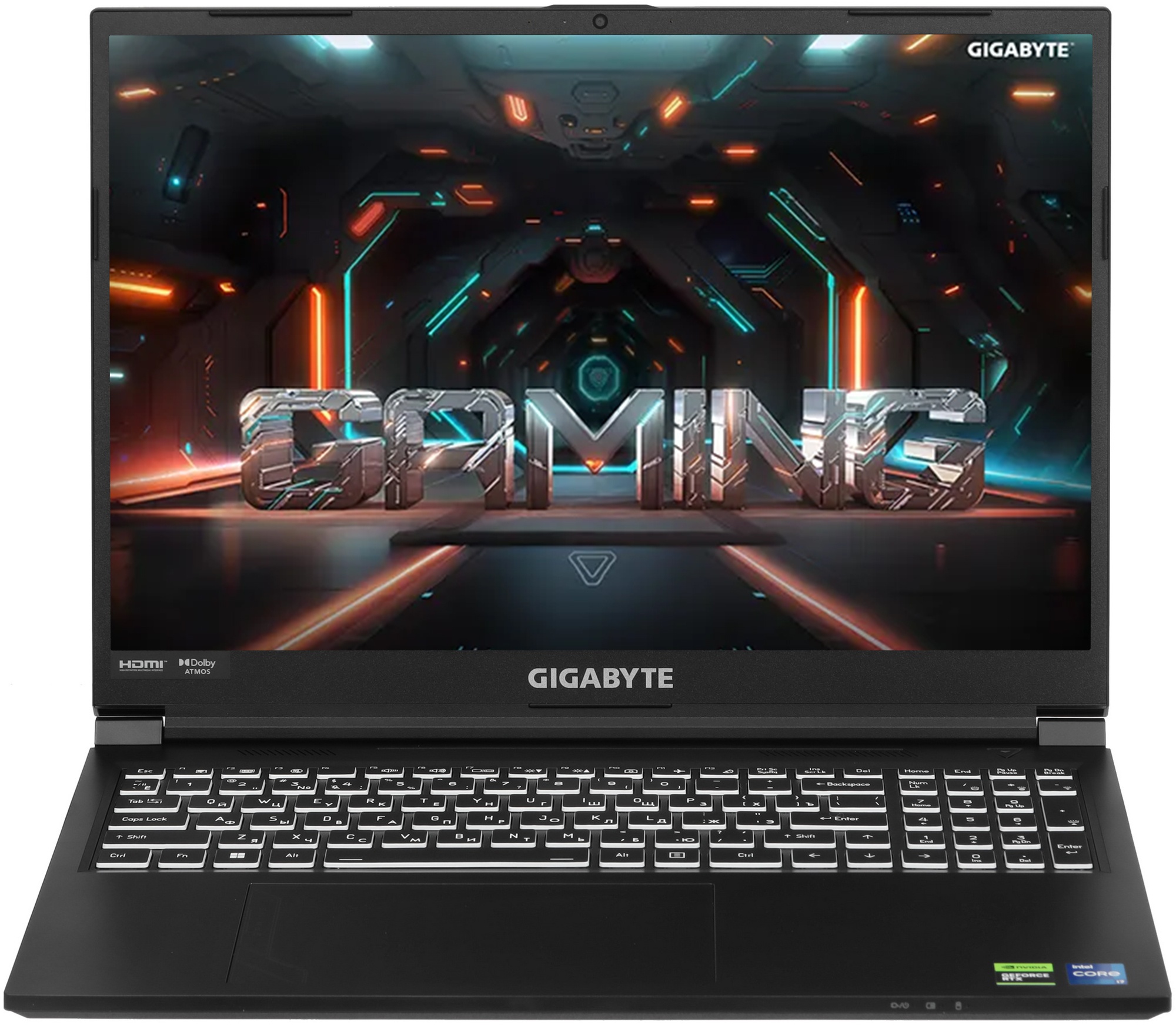 Ноутбук Gigabyte G6 MF Intel Core i7-13620H/16Gb/SSD1Tb/RTX4050 6Gb/16"/IPS/FHD+/165Hz/NoOS/black (M
