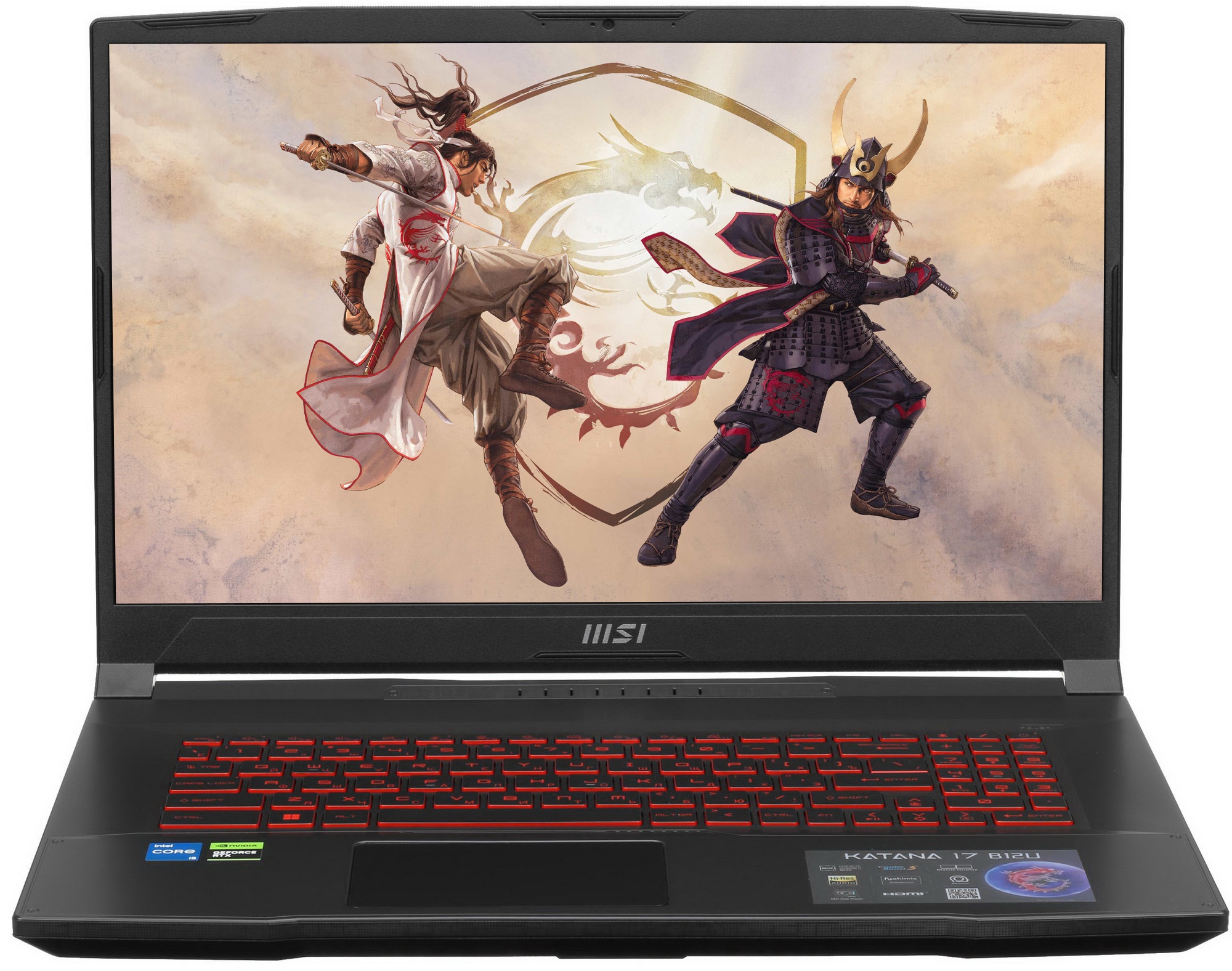 Ноутбук MSI Katana 17 GF76 B12UCR-821XRU Intel Core i5 12450H 2000MHz/17.3"/1920x1080/16GB/512GB SSD