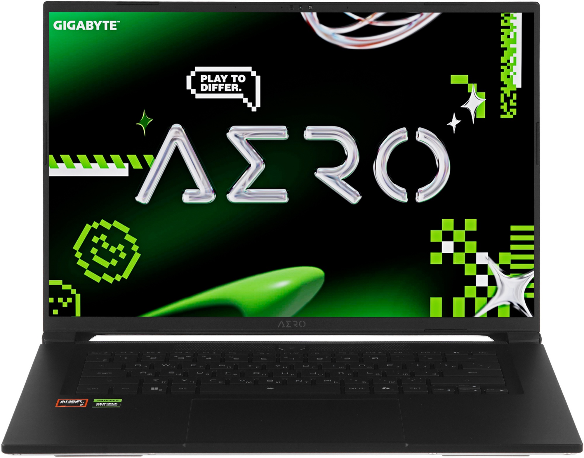 Ноутбук Gigabyte AERO X16 1WH AMD Ryzen AI 7 350/32Gb/SSD1Tb/16"/IPS/QHD+/165Hz/RTX5070 8Gb/Win11/Lu