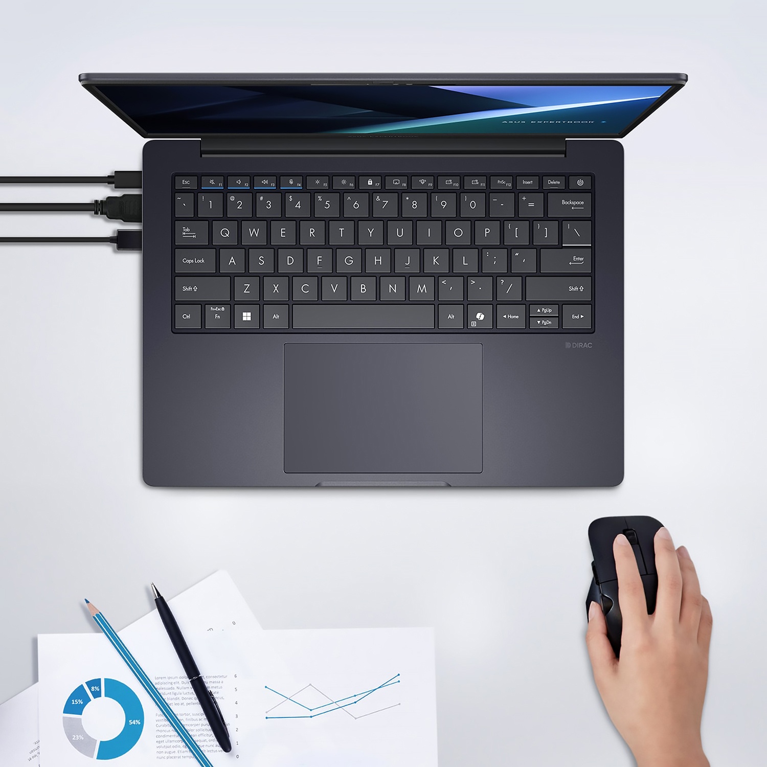 Ноутбук ASUS ExpertBook Essential B3405CVA-LY0329 I7-13620H 16GB 1TB 2280 PCIE G4 SSD 14.0  WUXGA(WU