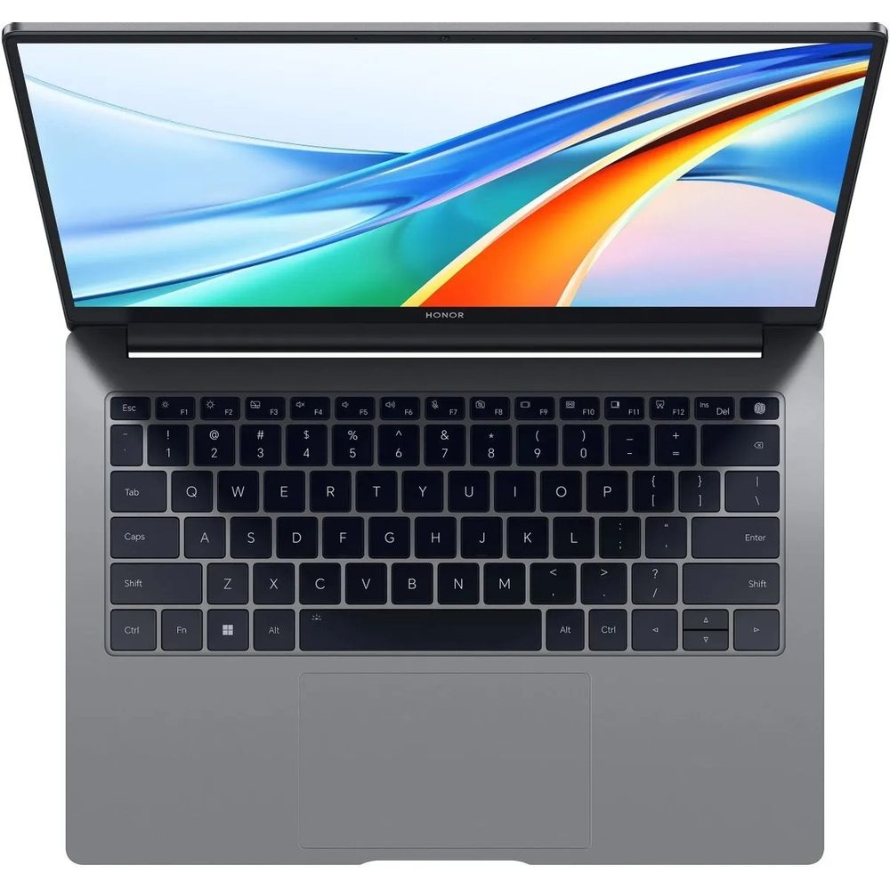 Ноутбук HONOR MagicBook X14 Ryzen 5 7640HS/16Gb/SSD512Gb/14.0";/IPS/WQXGA/NoOS серый
