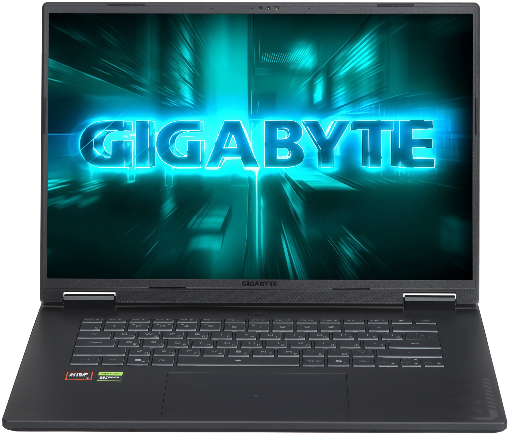 Ноутбук Gigabyte Gaming A16 GA63H черный AMD Ryzen AI 7 260/16Gb/SSD1Tb/16"/IPS/WUXGA/1920x1200/165H