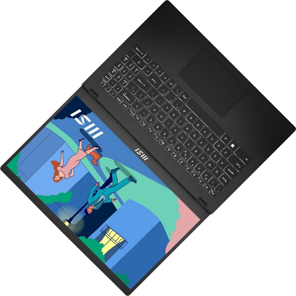 Ноутбук MSI Modern 15 B7M-472XRU AMD Ryzen 7 7730U/16Gb/SSD1Tb/15.6"/IPS/FHD/1920x1080/60Hz/NoOS/Cla