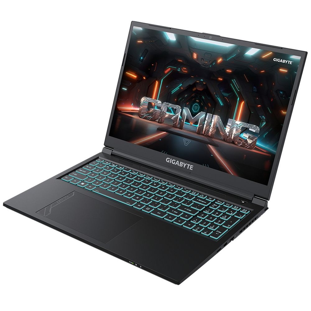 Ноутбук Gigabyte G6 черный KF-H3KZ853KD, KF Intel Core i7-13620H/16Gb/SSD512Gb/RTX4060 8Gb/16"/IPS/F