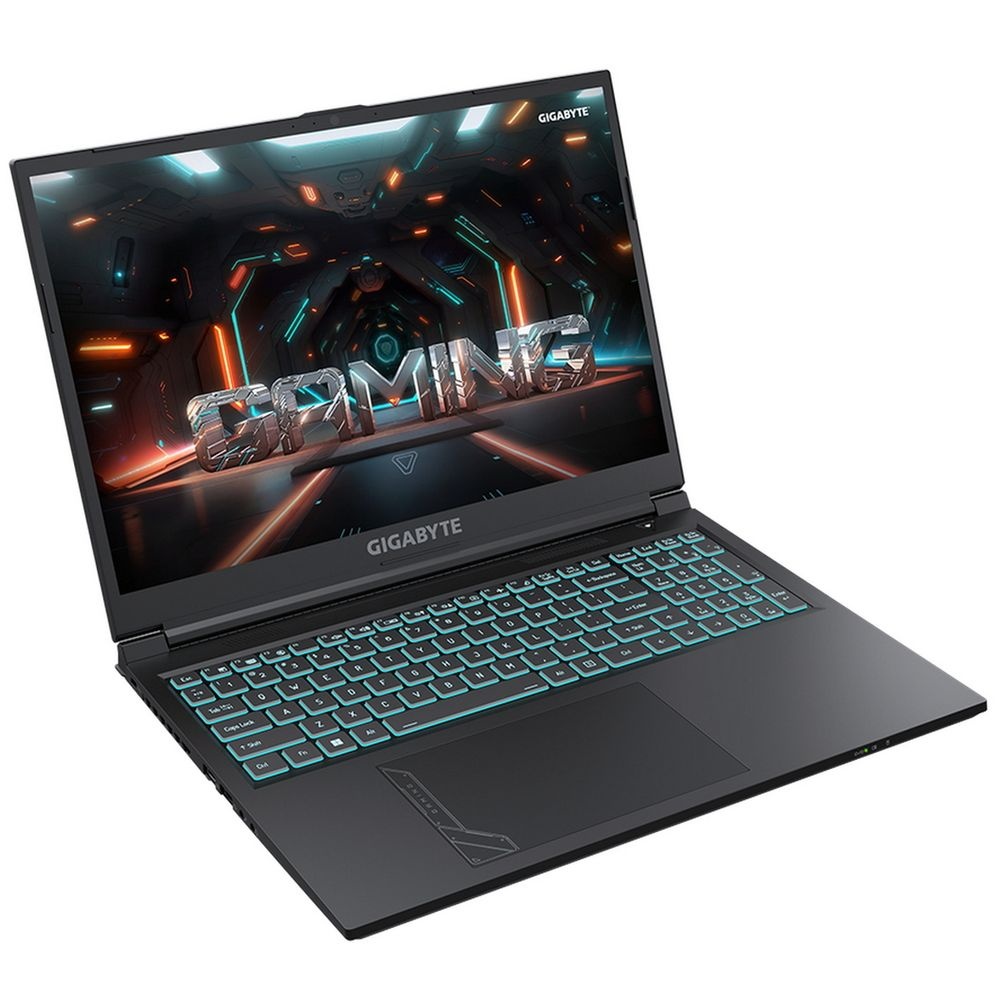 Ноутбук Gigabyte G6 черный KF-H3KZ853KD, KF Intel Core i7-13620H/16Gb/SSD512Gb/RTX4060 8Gb/16"/IPS/F