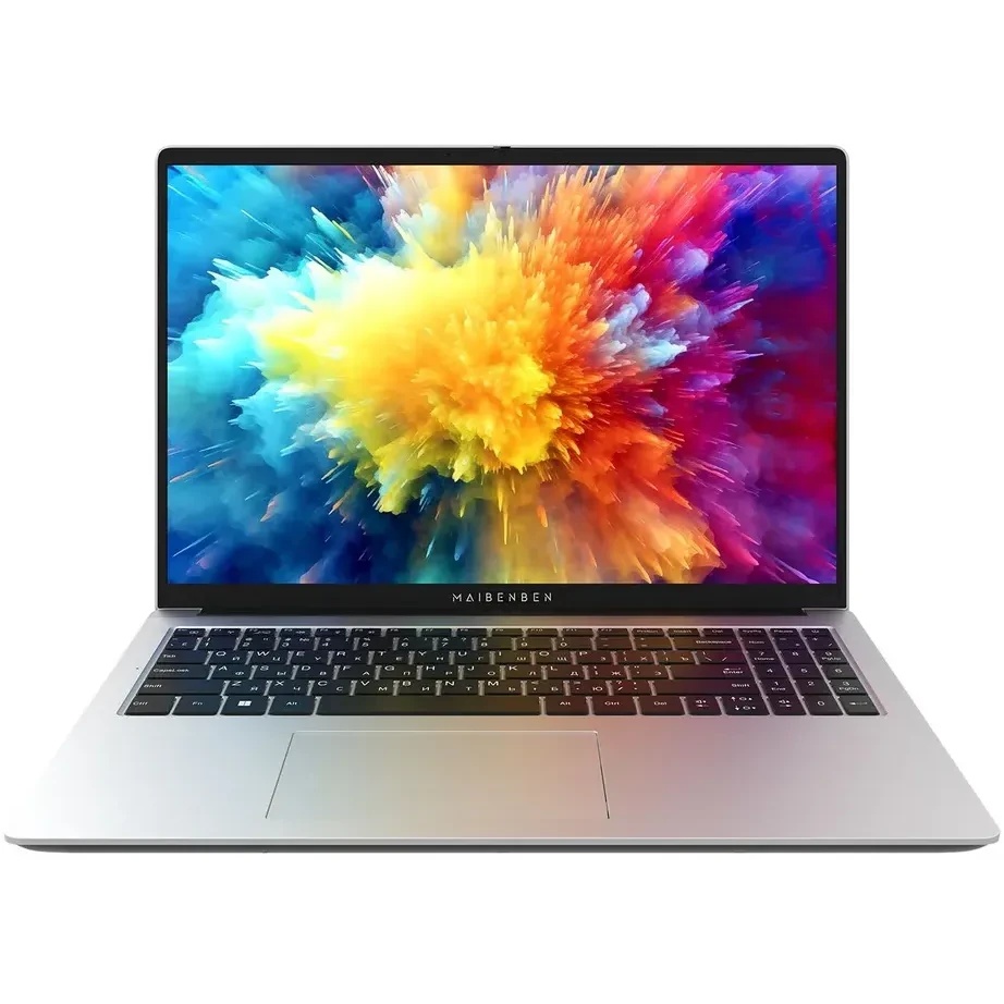 Ноутбук Maibenben M653 16" FHD IPS/R3-5400U/8Gb/512Gb SSD/UMA/W11/Silver