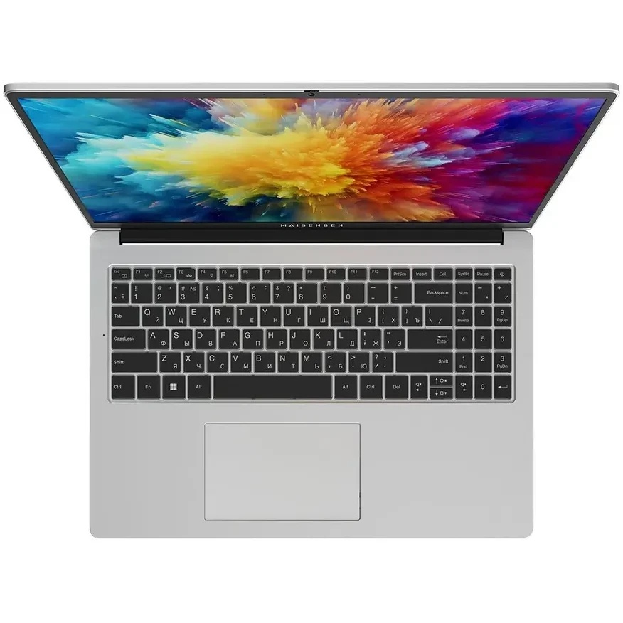 Ноутбук Maibenben M653 16" FHD IPS/R3-5400U/8Gb/512Gb SSD/UMA/W11/Silver