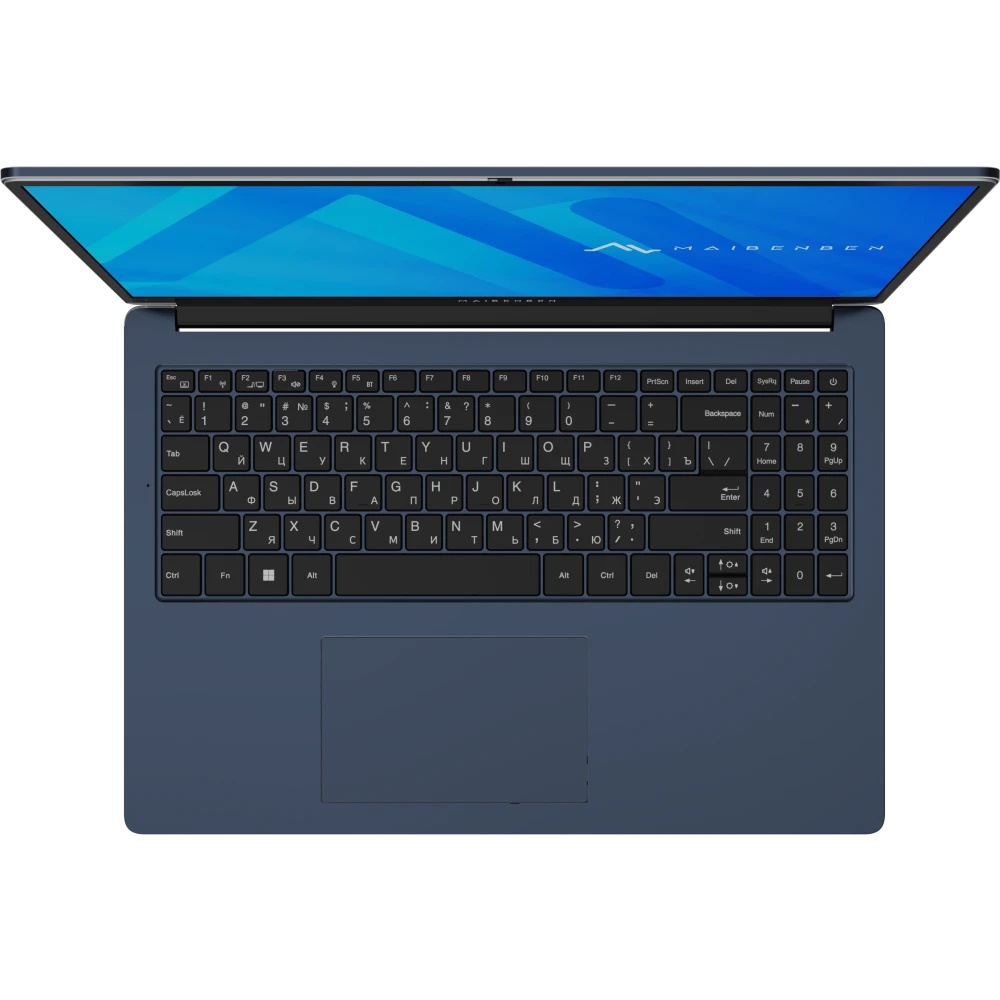 Ноутбук Maibenben M653 синий M6531SB0HURE0 16" FHD IPS, AMD R3-5400U, 8Gb, 512Gb SSD, Win11 Home