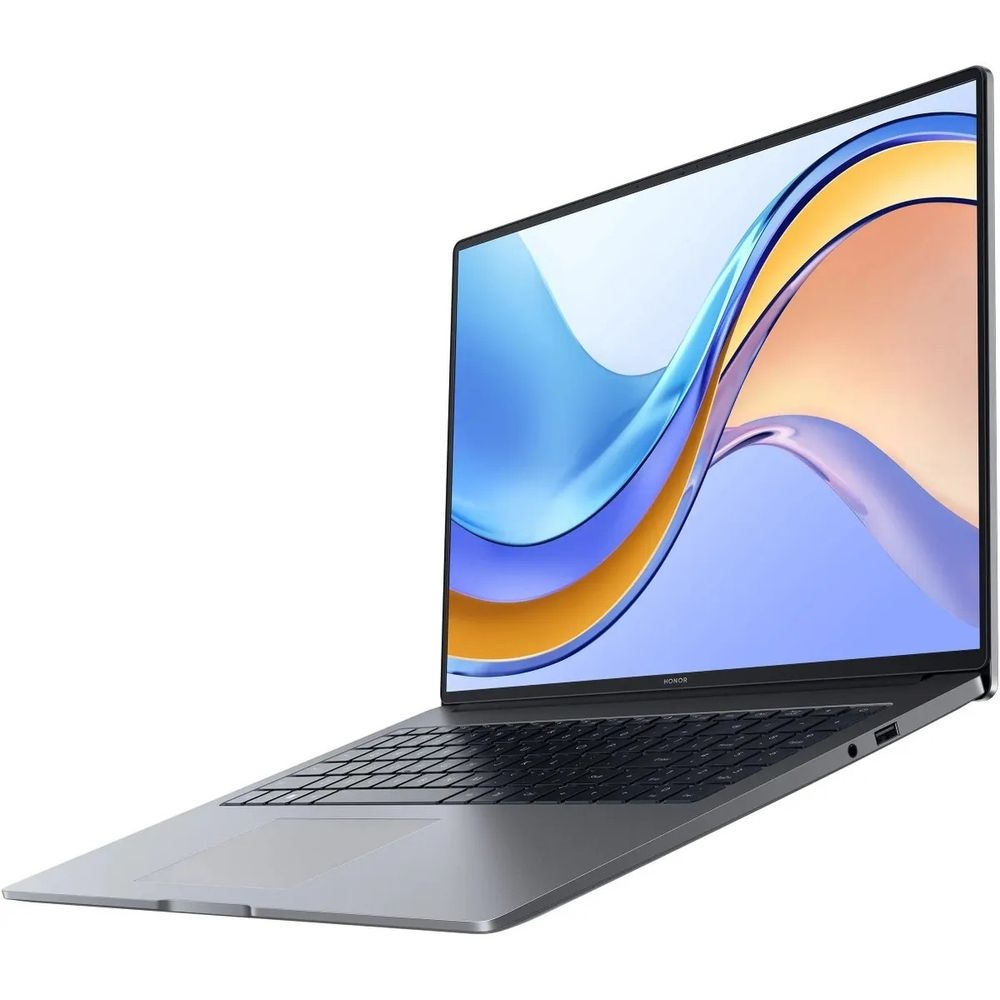 Ноутбук HONOR MagicBook X16 16" IPS FHD gray Core i5 12450H/16Gb/512Gb SSD/VGA int/W11