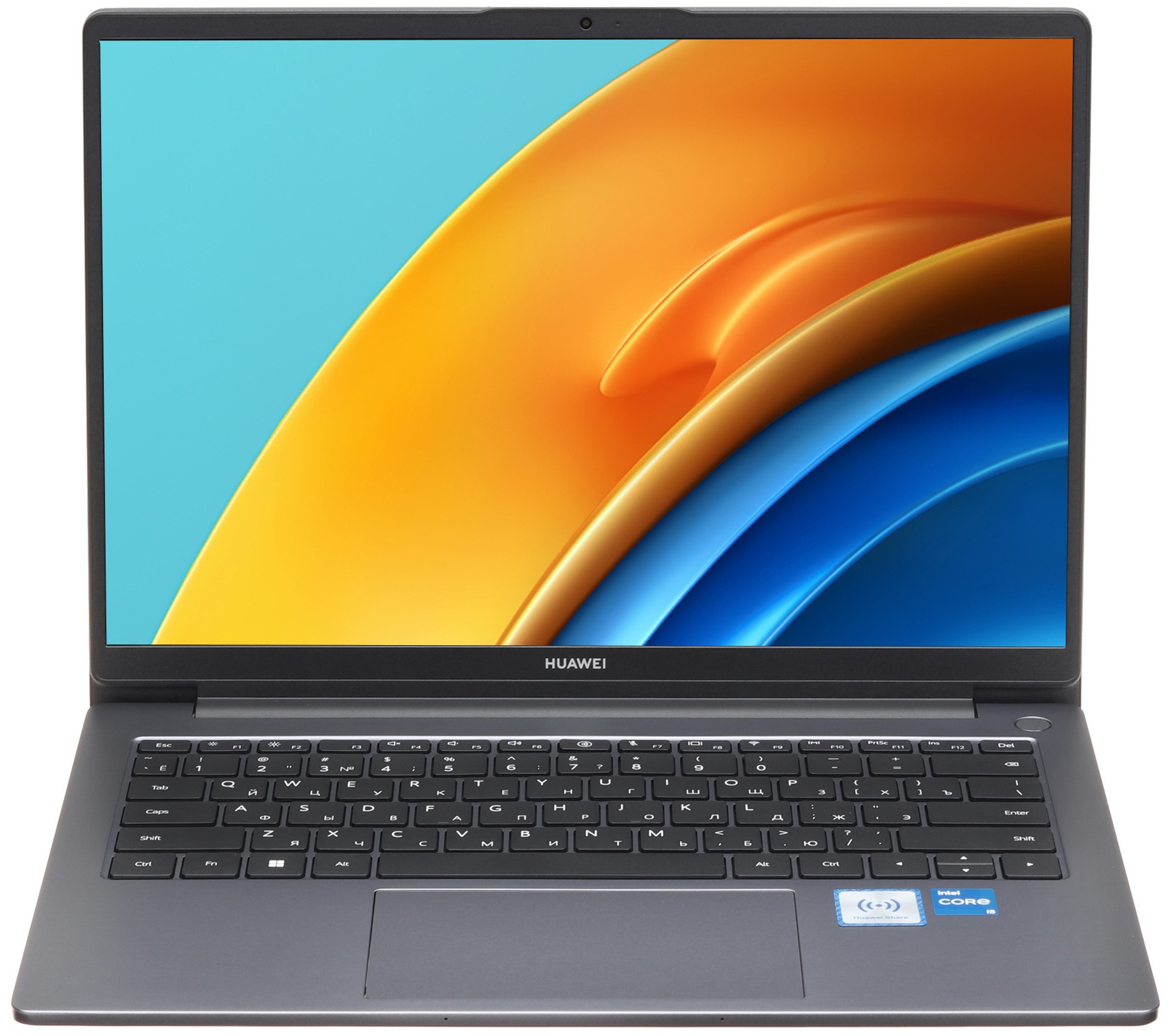 Ноутбук Huawei MateBook D 14 Core i5 12450H 8Gb SSD512Gb Intel Iris Xe graphics 14" IPS FHD (1920x10