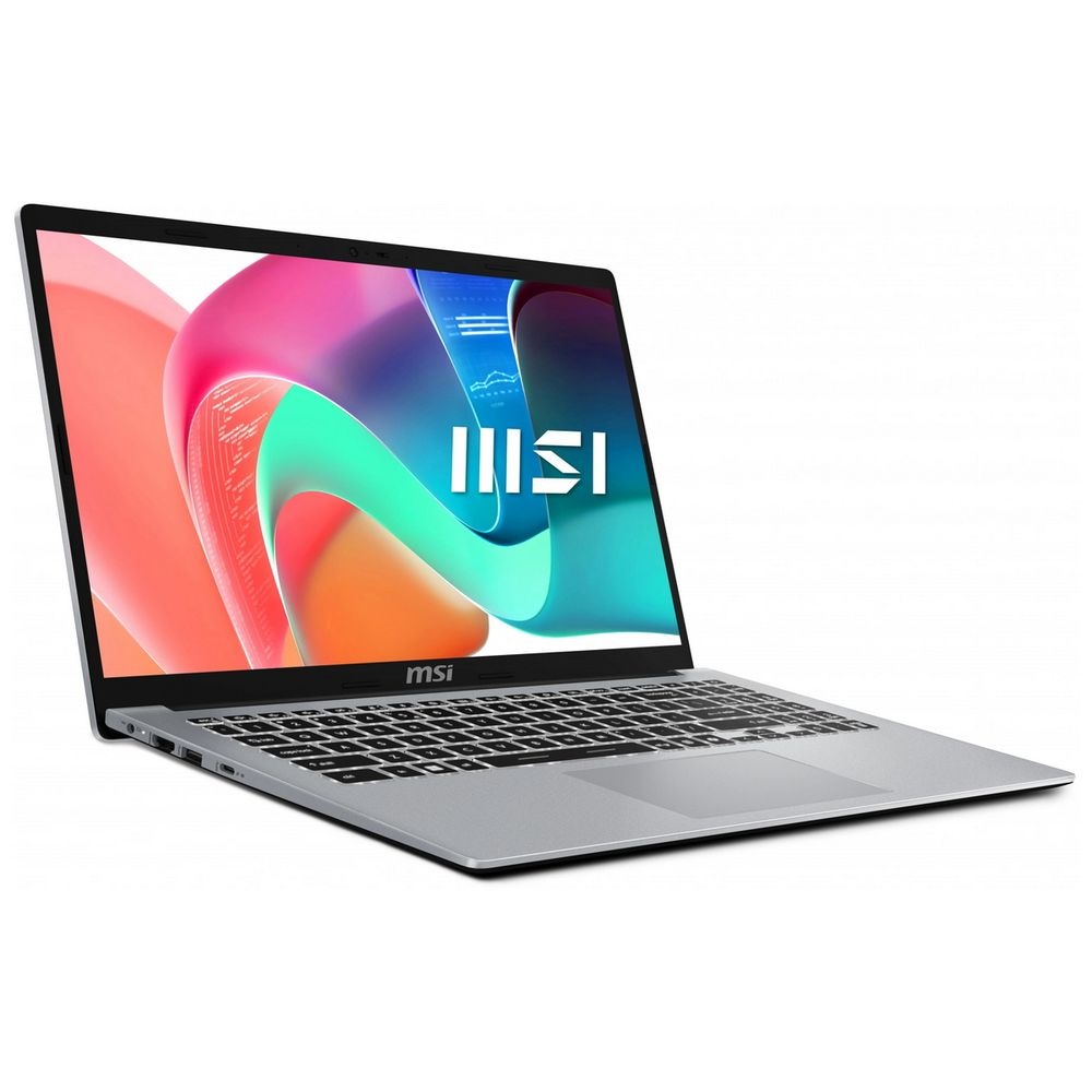 Ноутбук MSI Modern 15 F13MG-202XRU 15.6" IPS FHD/Core i7-1355U/16GB/1TB/UMA/DOS/Silver