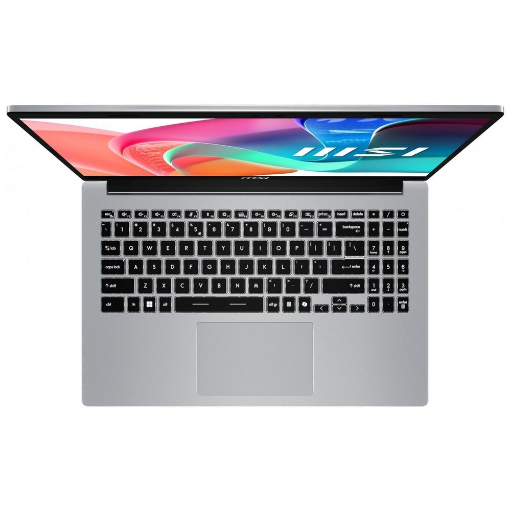 Ноутбук MSI Modern 15 F13MG-202XRU 15.6" IPS FHD/Core i7-1355U/16GB/1TB/UMA/DOS/Silver