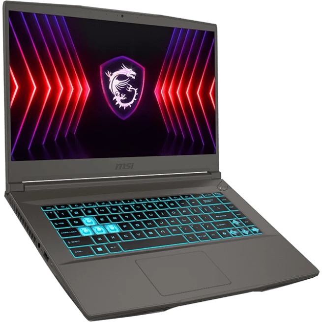 Ноутбук MSI Thin 15 B13VE-2650XRU 15.6" FHD IPS/Intel Core i5-13420H/16GB/512GB/RTX4050-6GB/DOS/Gray