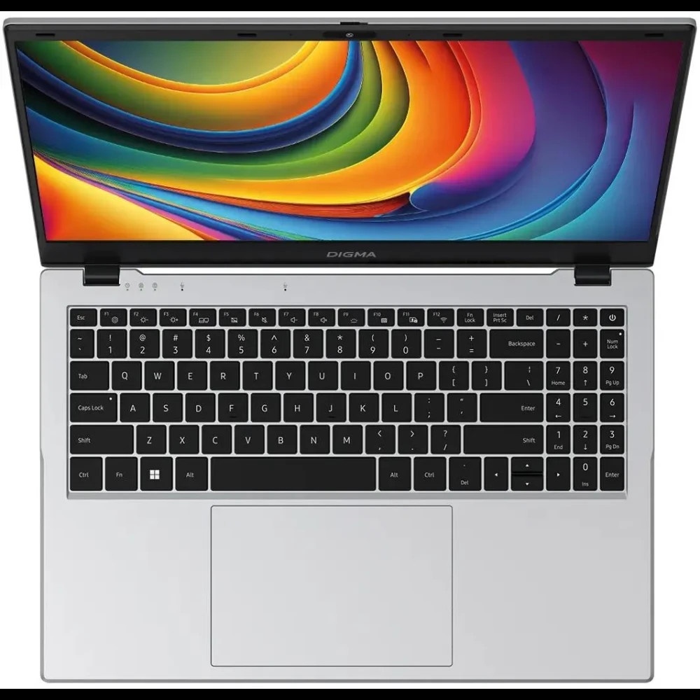 Ноутбук Digma EVE C5802 15.6" N100 8Gb SSD256Gb Intel UHD Graphics IPS FHD (1920x1080) Windows 11 Pr
