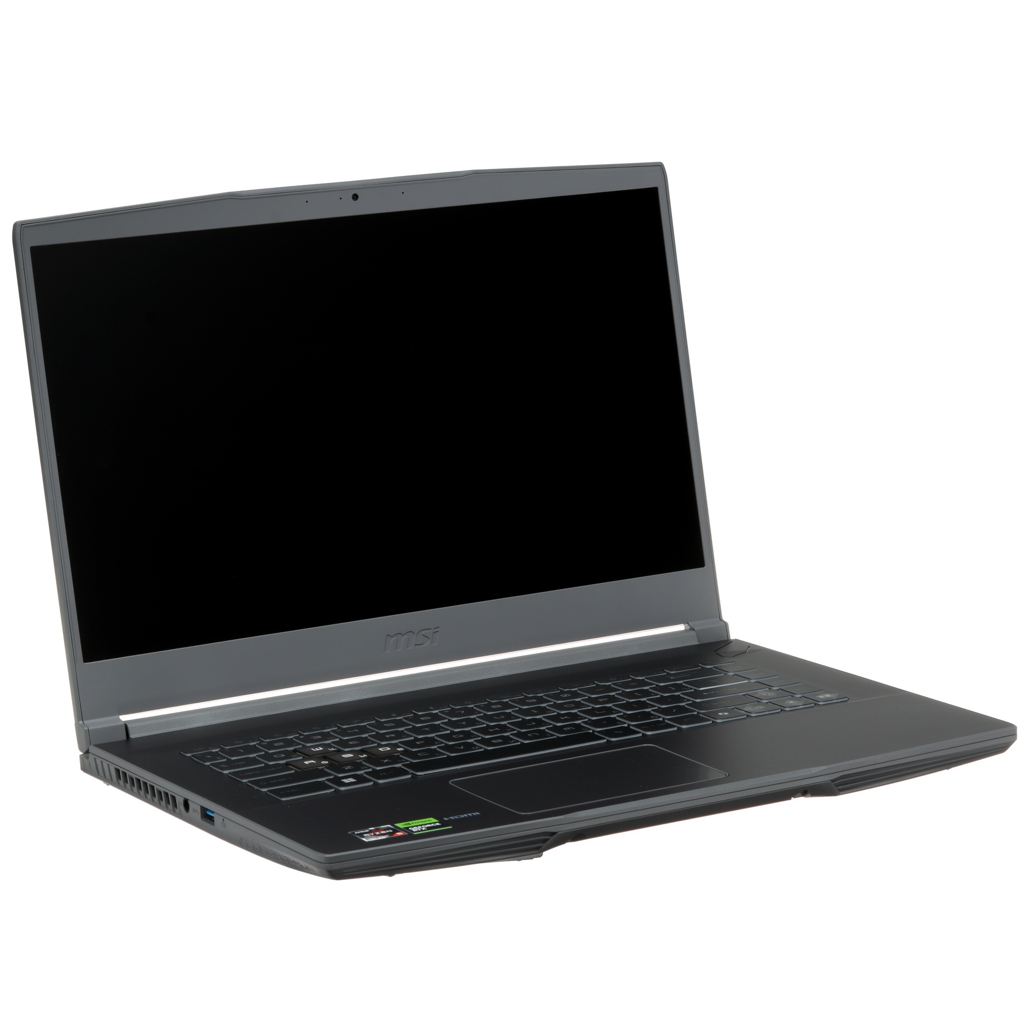 Ноутбук MSI Thin A15 B7UC-295XRU серый AMD Ryzen 5 7535HS 3300MHz/15.6"/1920x1080/16GB/512GB SSD/NVI