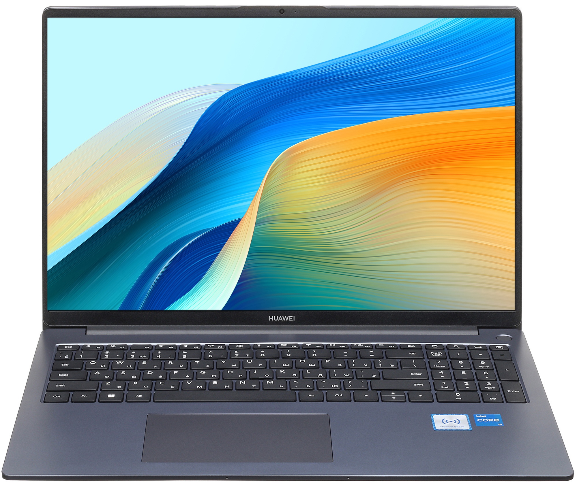 Ноутбук HUAWEI MateBook D 16 MCLF-X 2024 серый, 16" i5 12450H, 8ГБ, 512ГБ SSD, Intel UHD Graphics, Б