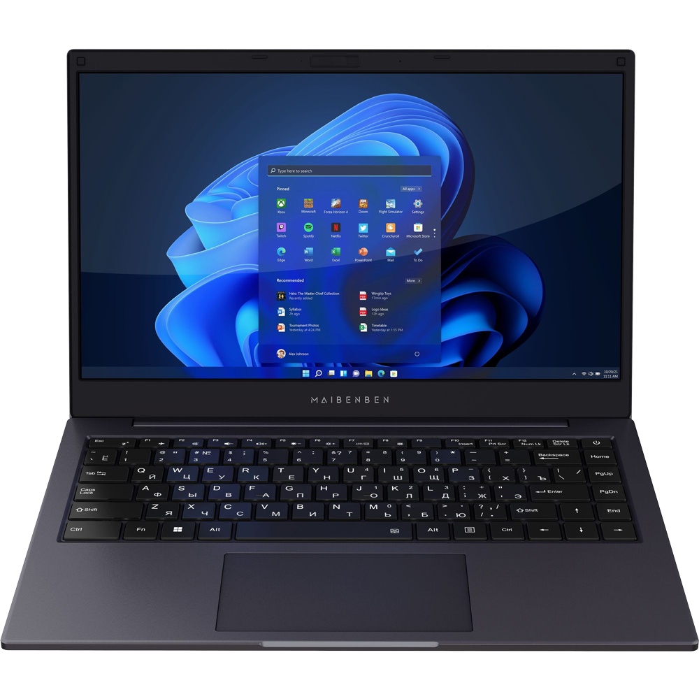 Ноутбук Maibenben Smart S14A-iN10UM 14"(1920x1080 (матовый) IPS)/Intel N-series N100(0.8Ghz)/8192Mb/