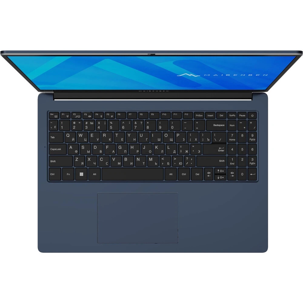 Ноутбук Maibenben M645 синий M6451SF0HURE3 16" FHD IPS, AMD R5-4600H, 16Gb, 512Gb SSD, Win11 Home, (