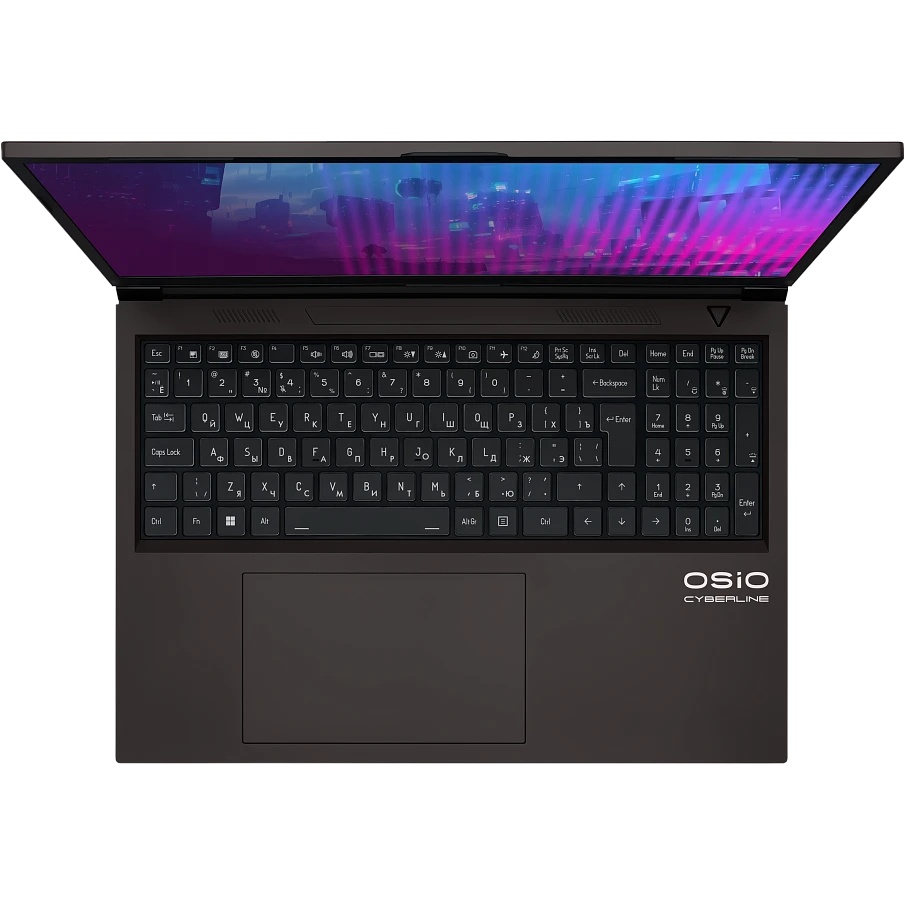 Ноутбук Osio CyberLine C160i-003 коричневый Core i5 12600H 16Gb SSD512Gb NVIDIA GeForce RTX4060 8Gb