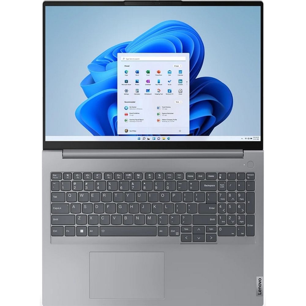 Ноутбук Lenovo ThinkBook 16 G6 ABP AMD Ryzen 5 7530U/16Gb/SSD256Gb/16"/IPS/FHD+/60Hz/NoOS/grey (21KK