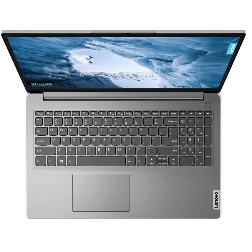 Ноутбук 15.6" FHD LENOVO IdeaPad 1 grey (Core i5 1235U/8Gb/256Gb SSD/VGA int/noOS) (82QD00ASRK)