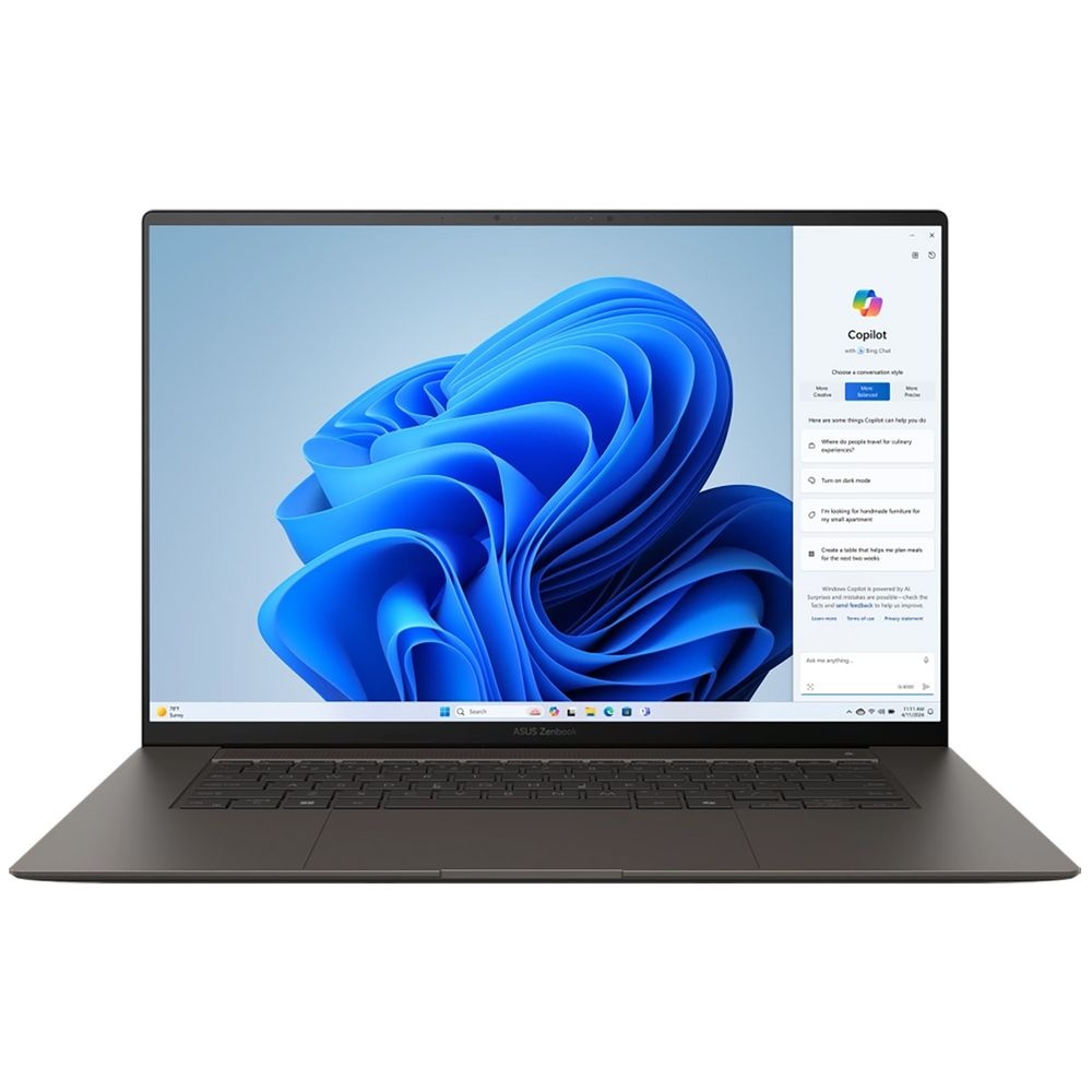 Ноутбук ASUS Zenbook S 14 UX5406SA-PV039W 14.0"/OLED/3K/Core Ultra 7 155H/16Gb/SSD1Tb/Win11H/Серый/1