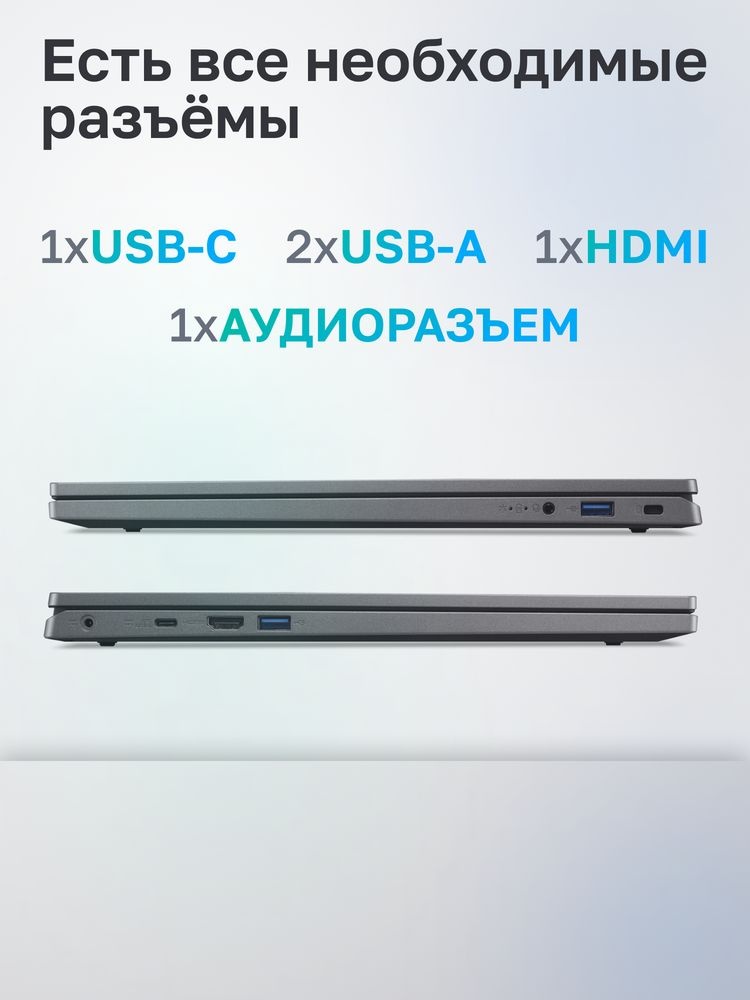 Ноутбук Acer Aspire 3 A317-55P-35KV 17.3"(1920x1080 (матовый) IPS)/Intel Core i3 N305(1Ghz)/8192Mb/5