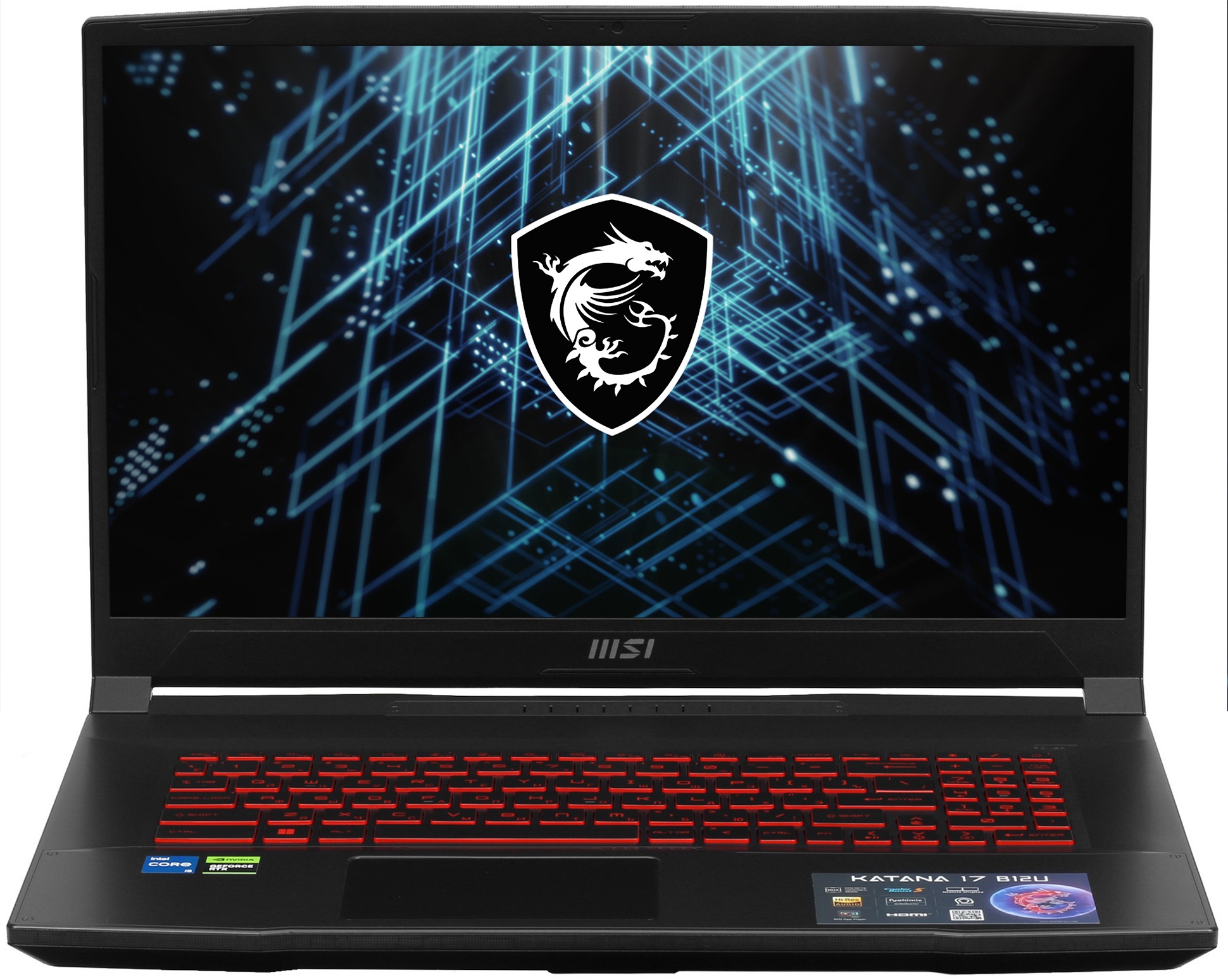 Ноутбук MSI Katana 17 GF76 B12UCX-1005XRU Intel Core i5 12450H 2000MHz/17.3"/1920x1080/8GB/256GB SSD