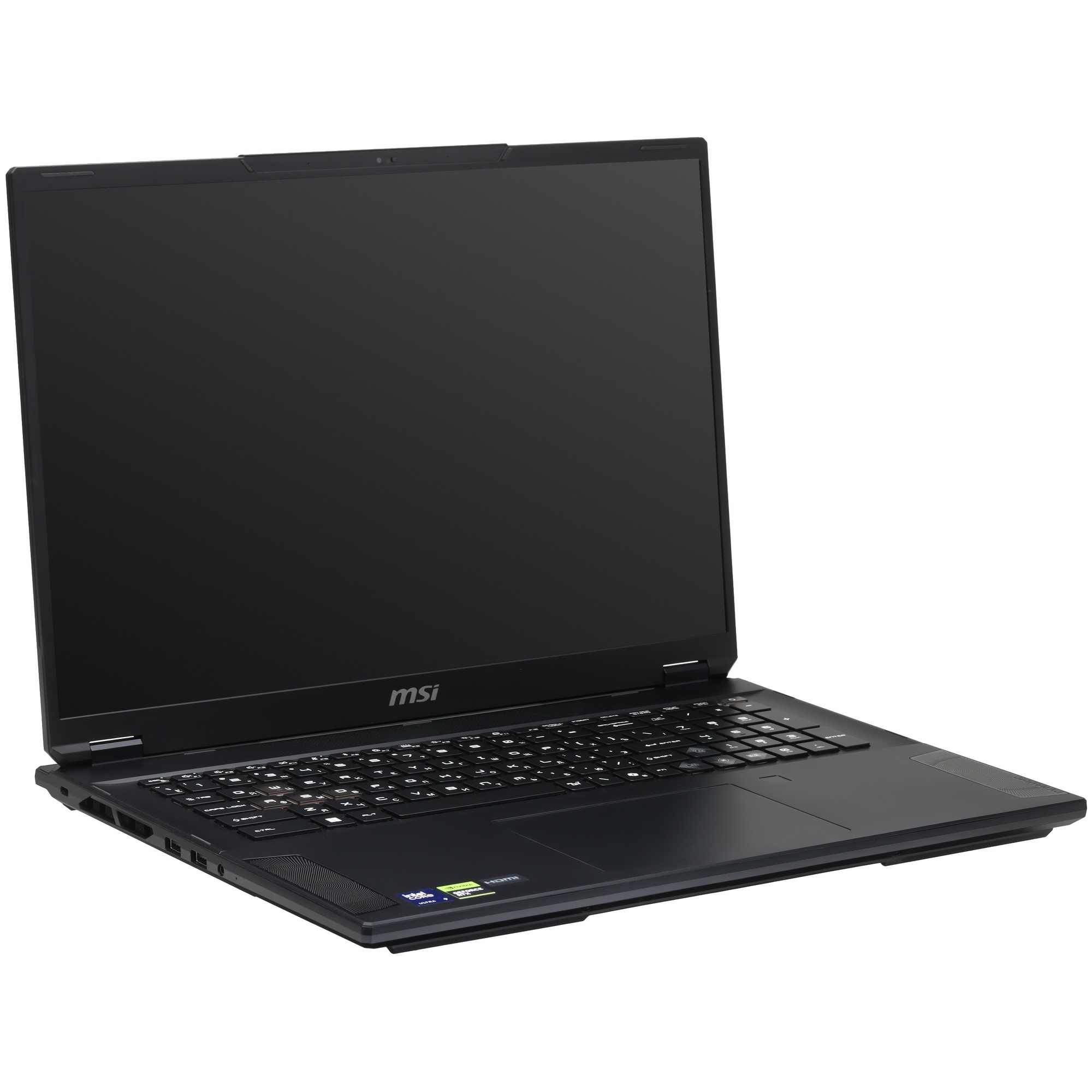 Ноутбук MSI Stealth 18 HX AI A2XWJG-052RU черный Core Ultra 9 275HX 64Gb SSD2Tb NVIDIA GeForce RTX 5