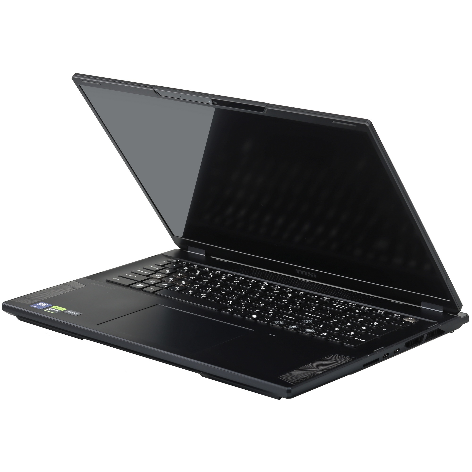 Ноутбук MSI Stealth 18 HX AI A2XWJG-052RU черный Core Ultra 9 275HX 64Gb SSD2Tb NVIDIA GeForce RTX 5