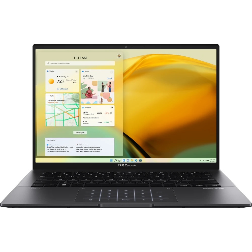 Ноутбук Asus Zenbook 14 UM3402YA-KP854 Ryzen 5 7430U 16Gb SSD512Gb AMD Radeon 14" IPS WQXGA (2560x16
