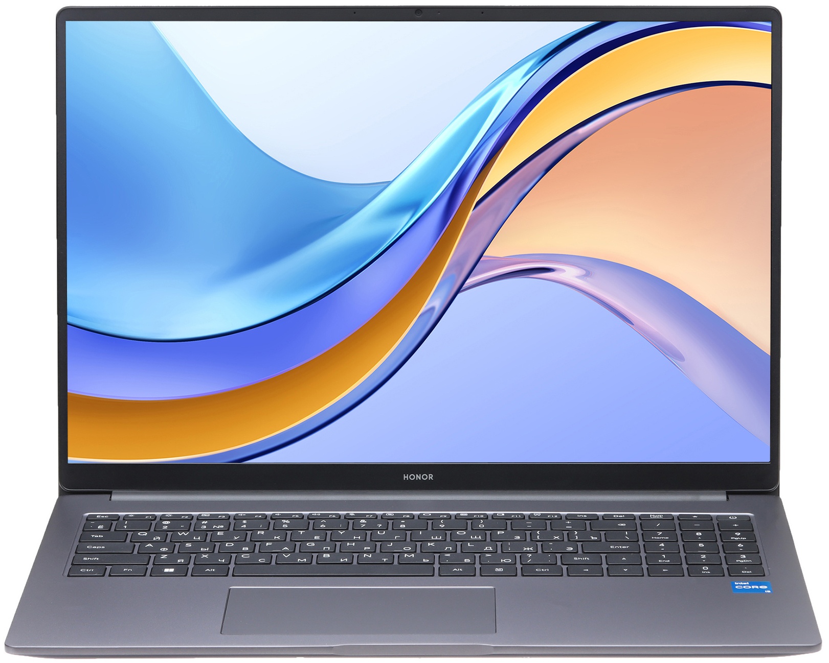 Ноутбук HONOR MagicBook X16 16" IPS FHD/Core i5 12450H/16Gb/512Gb SSD/VGA int/noOS/gray