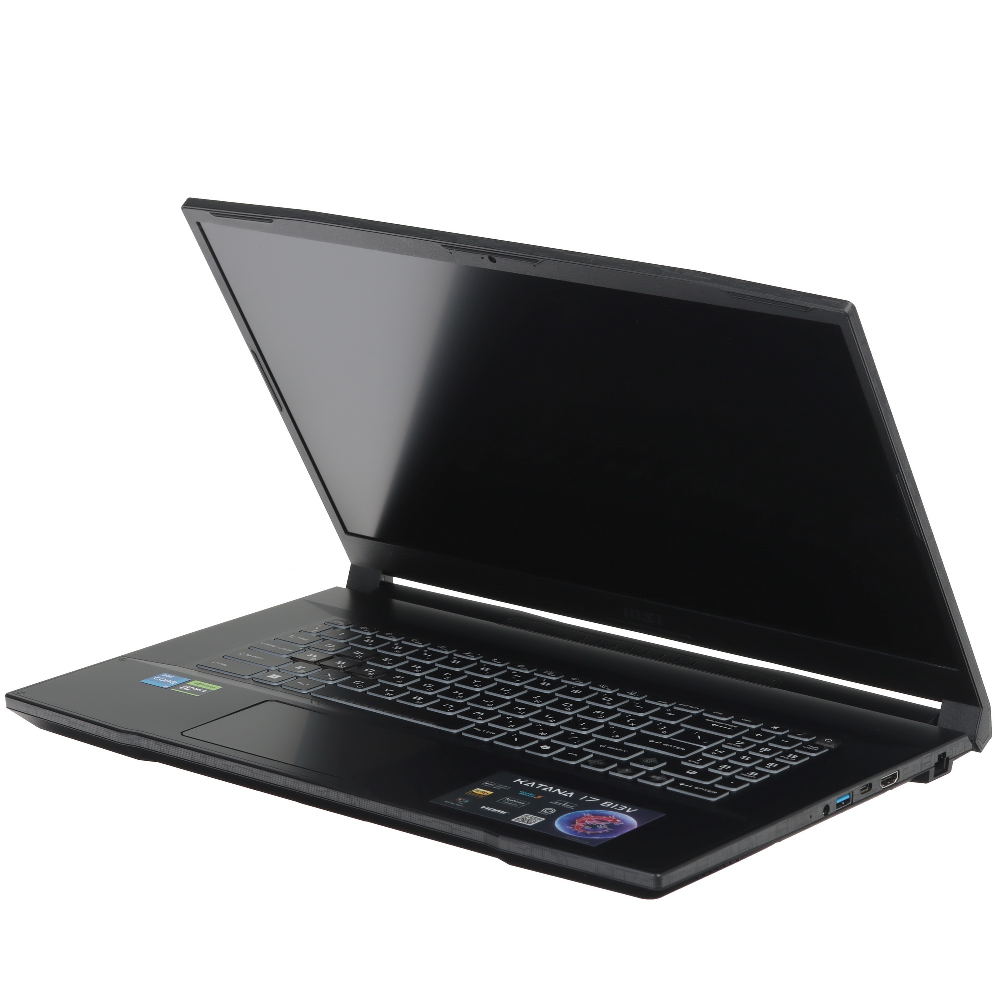 Ноутбук MSI Katana 17 B13VFK-1441XRU черный 9S7-17L541-1441 Intel Core i5 13420H 2100MHz/17.3"/1920x