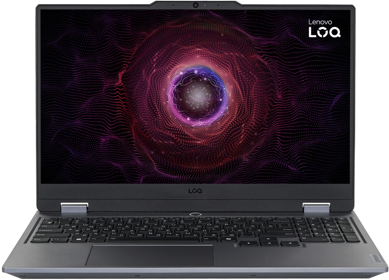 Ноутбук Lenovo LOQ 15ARP9 серый 83JC005GRK 15.6" IPS FHD (AMD Ryzen 5 7235HS/16Gb/512Gb SSD/3050 6Gb