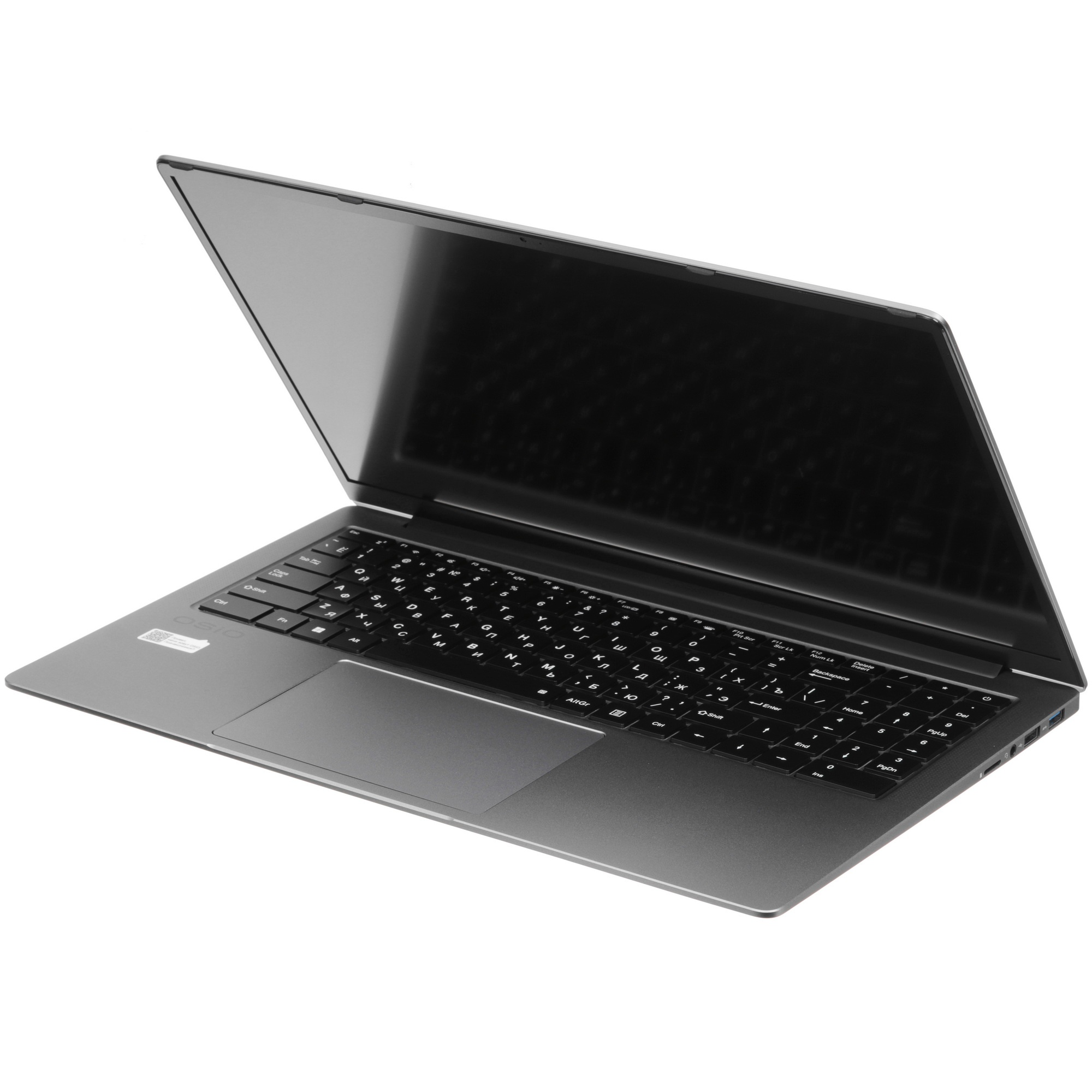 Ноутбук Osio FocusLine F160i-014 серый Core i5 1235U 32Gb SSD1Tb 16.1" FHD (1920x1080) без ОС WiFi B