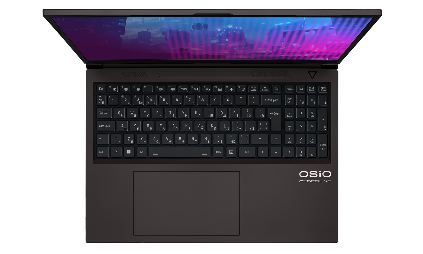 Ноутбук Osio CyberLine C160i-004 коричневый Core i7 12650H 16Gb SSD512Gb NVIDIA GeForce RTX4060 8Gb
